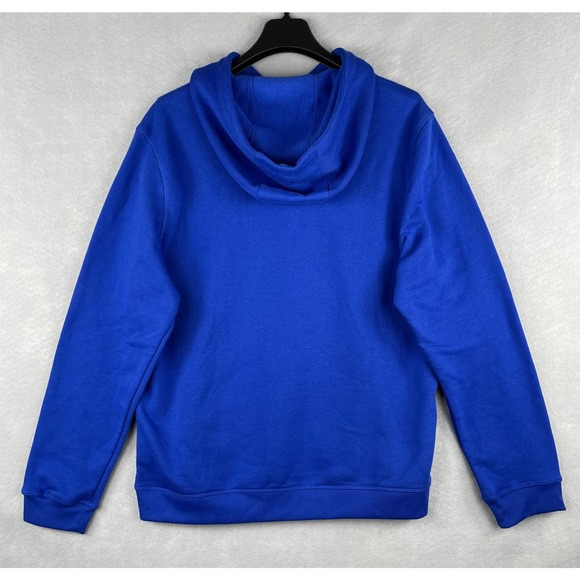 ID Ideology Men's Large Fleece Hoodie Front Pouch Pocket Ribbed Knit Trim NEW - Picture 3 of 7